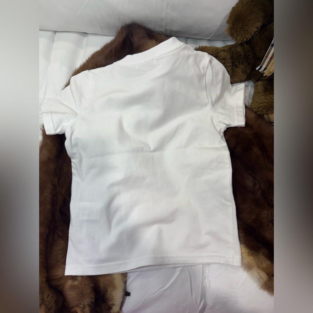 Dolce & Gabbana White Royal Love Kids T-Shirt - Picture 6 of 6